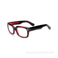 New Handmade Polished Full Rim Rectangle Acetate Frames Unisex Fashion Eyeglasses